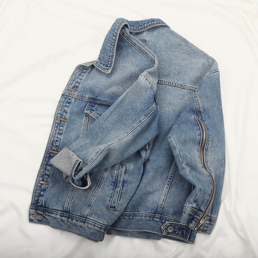 Herre Loose Plus Size All Match Cowboyjakke