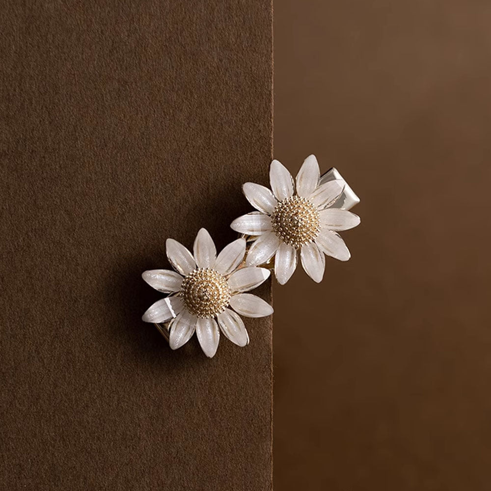 Chrysanthemum Flower Small Broken Hair Duckbill Side Hairpin