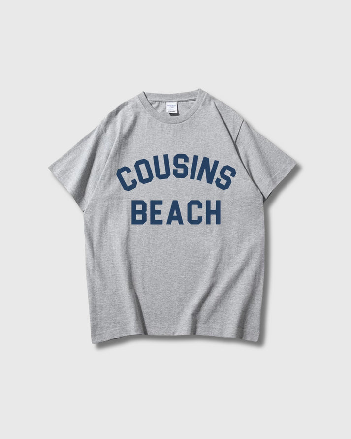 Kvinders kortærmet T-shirt med rund hals og bogstavprint
