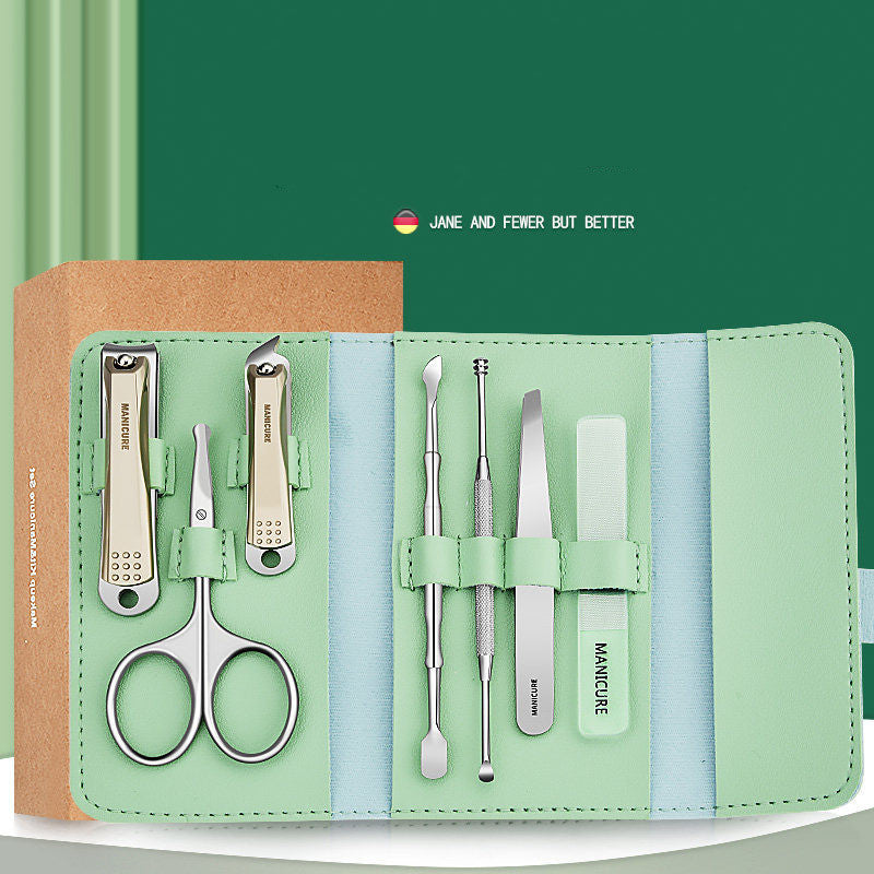 Stainless Steel Anti-splash Nail Clippers Nail Clippers Household Care Tool Set