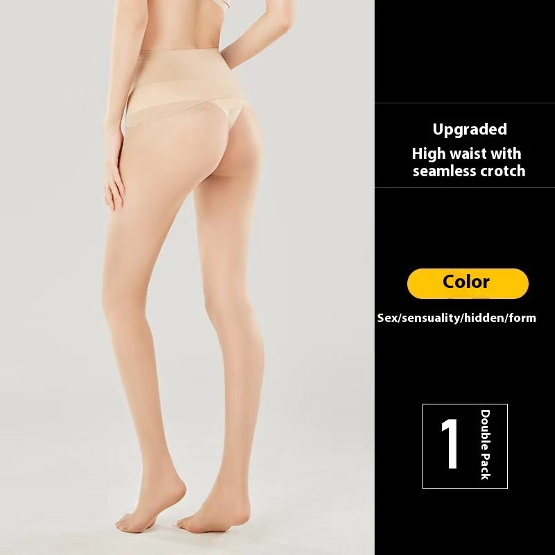 D Black Silk Stockings Ultrathin Black Pantyhose