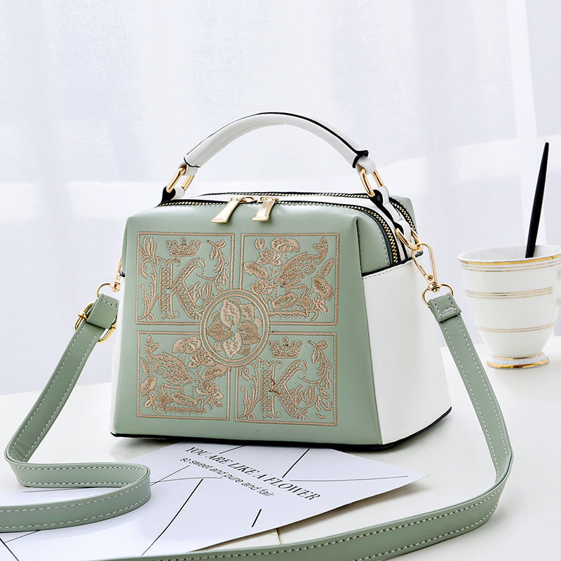 Dame Skuldertaske Crossbody Broderi