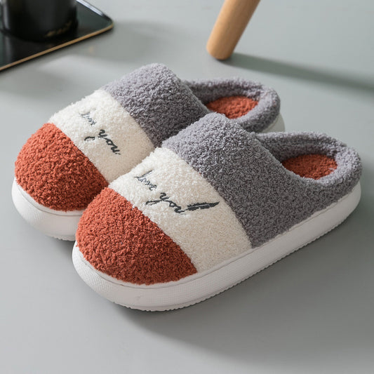Thick Sole Home Indoor Warm Ladies Slippers