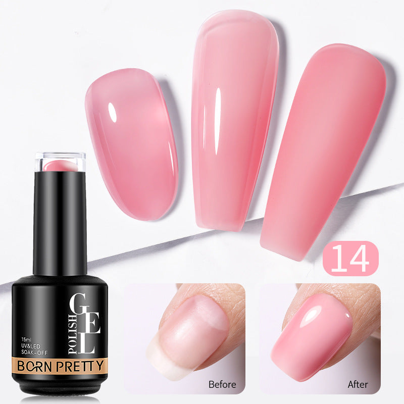 Nail Color Powder Transparent Function Phototherapy Plastic
