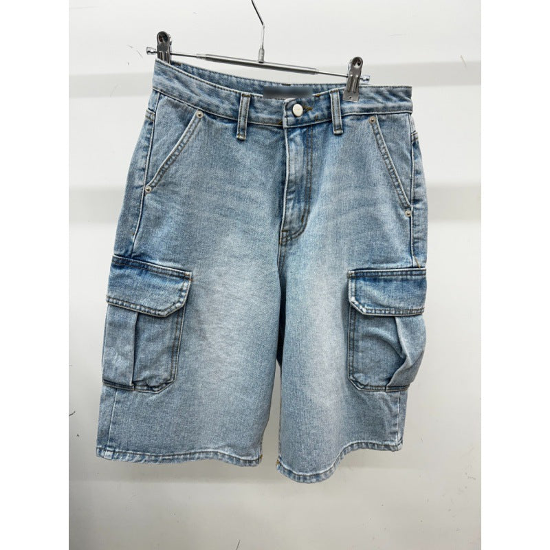 Cool And Chic Casual Denim Overalls