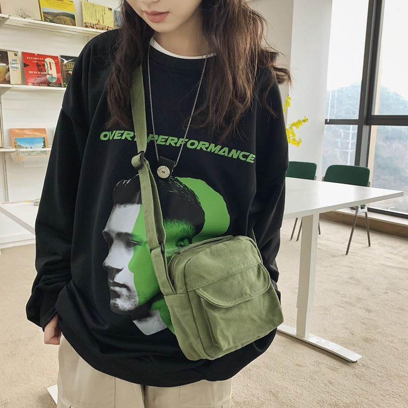Women's New Fashion Solid Casual Cloth Bag