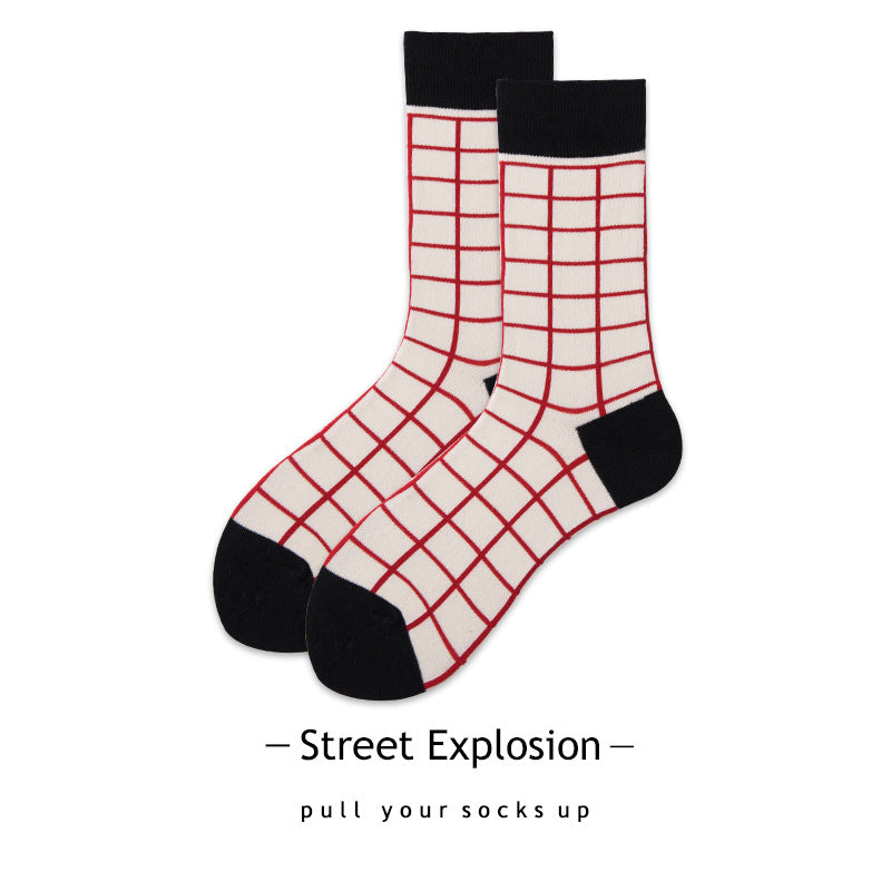Cartoon Jacquard Sports Skate Socks