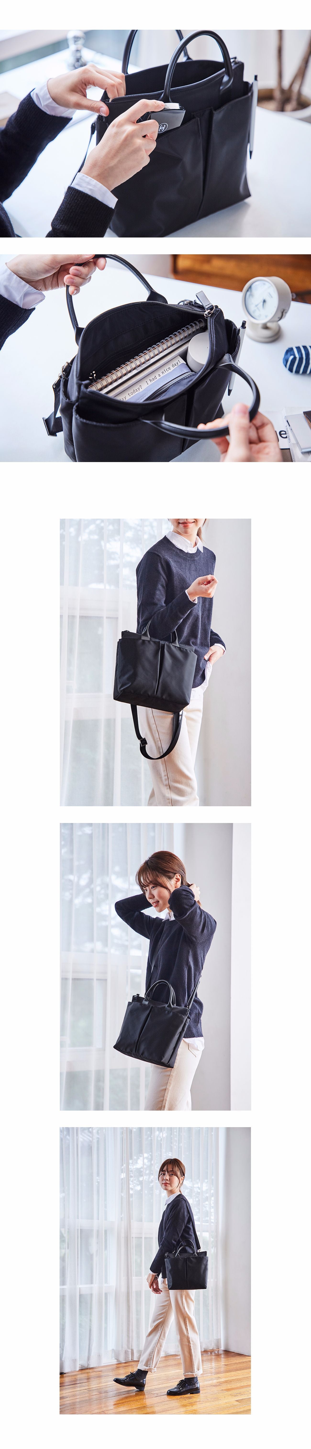 Simple Elegant Pocket One Shoulder New Nylon Handbag