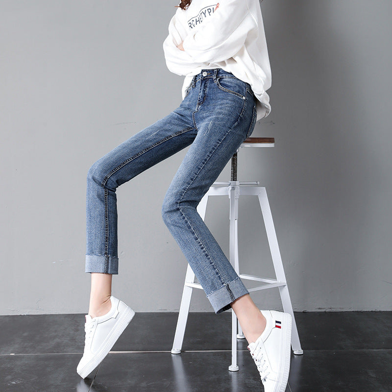 New Loose And Thin Nine Point Pants All Match