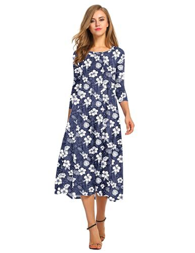 Women's Fashion Floral Slim-fit Short-sleeve Dress