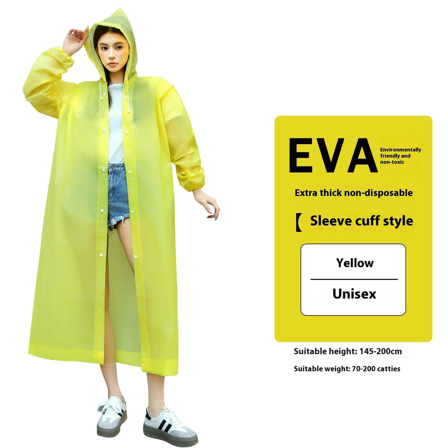 Disposable Portable Card Rain Outdoor Transparent One-piece Raincoat