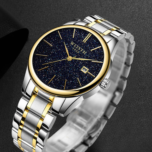 Steel Band Watch Quartz Watch Cross-border Men's Watch Waterproof