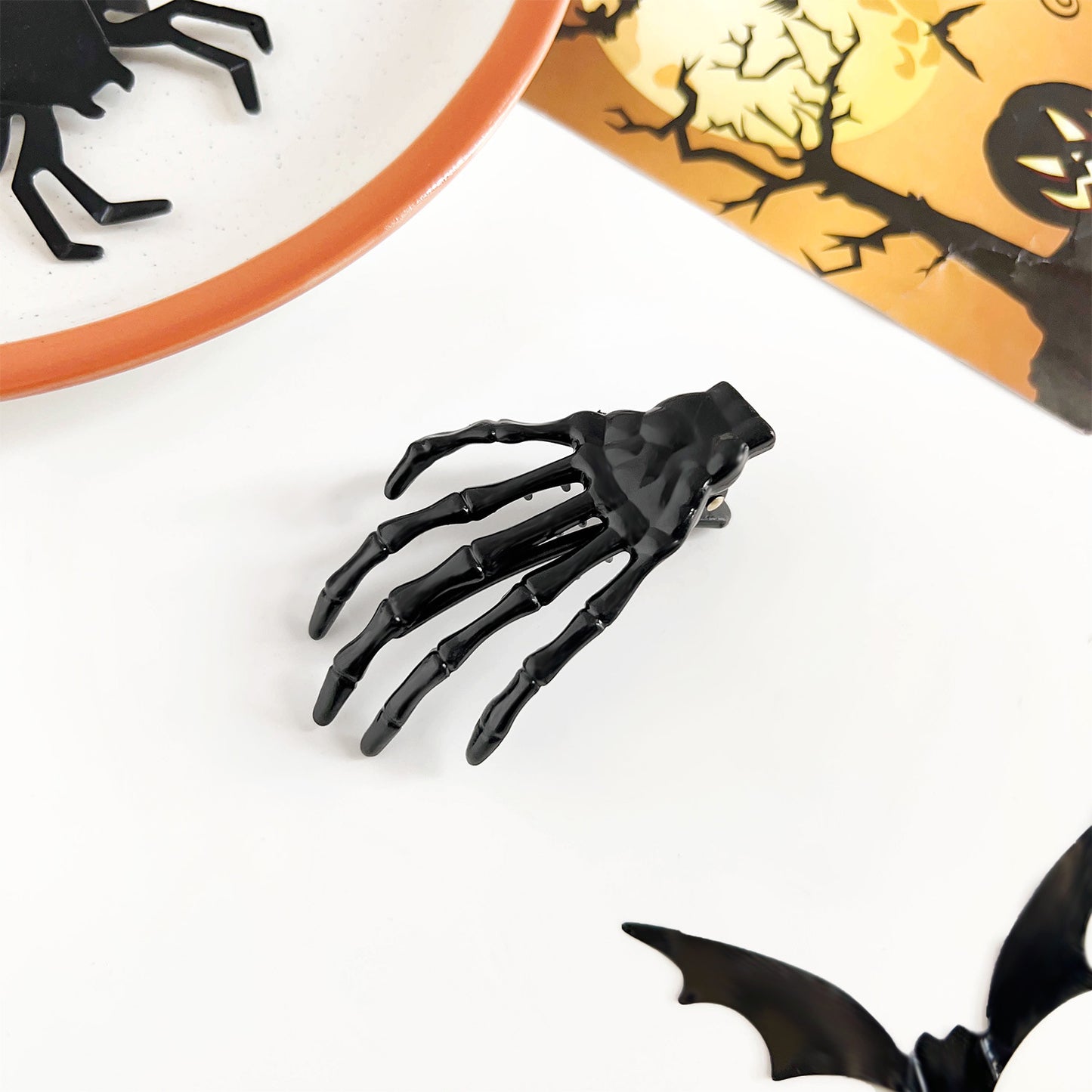 Halloween Skull Harajuku Hand Bone Hair Clip