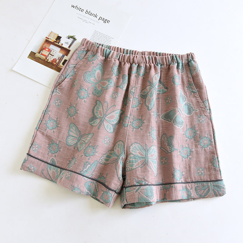 Women's Summer Thin Cropped Loose And Sweet Home Pants