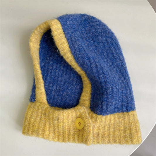 Women's Integrated Cold Proof And Warm Knit Hat