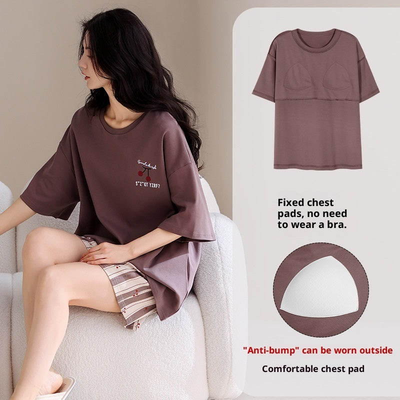 Cute Cartoon Homewear Set For Outwear