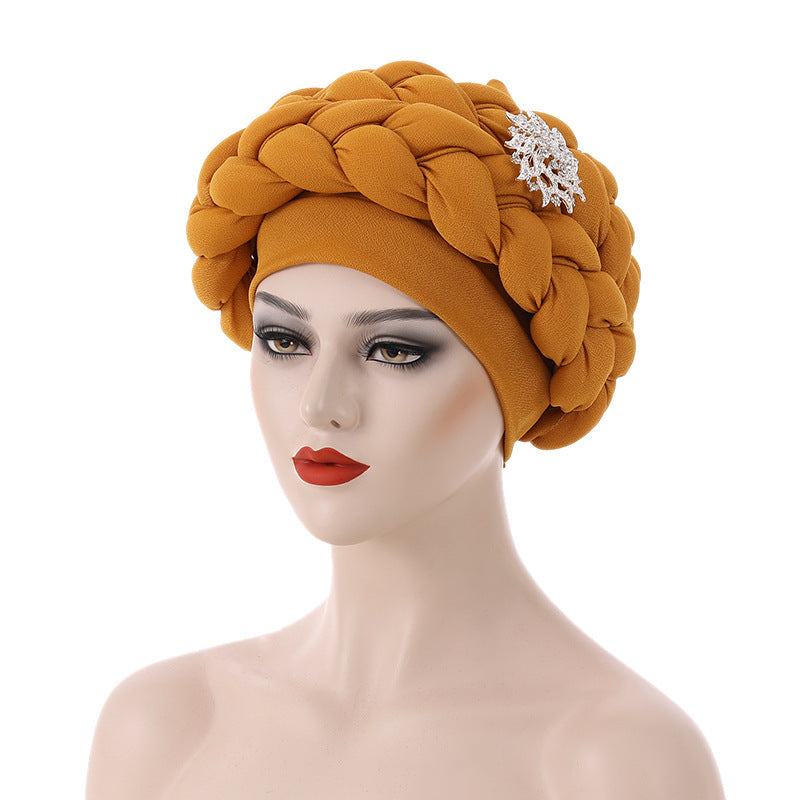 Woven Woven Hat Plus Accessories Toque