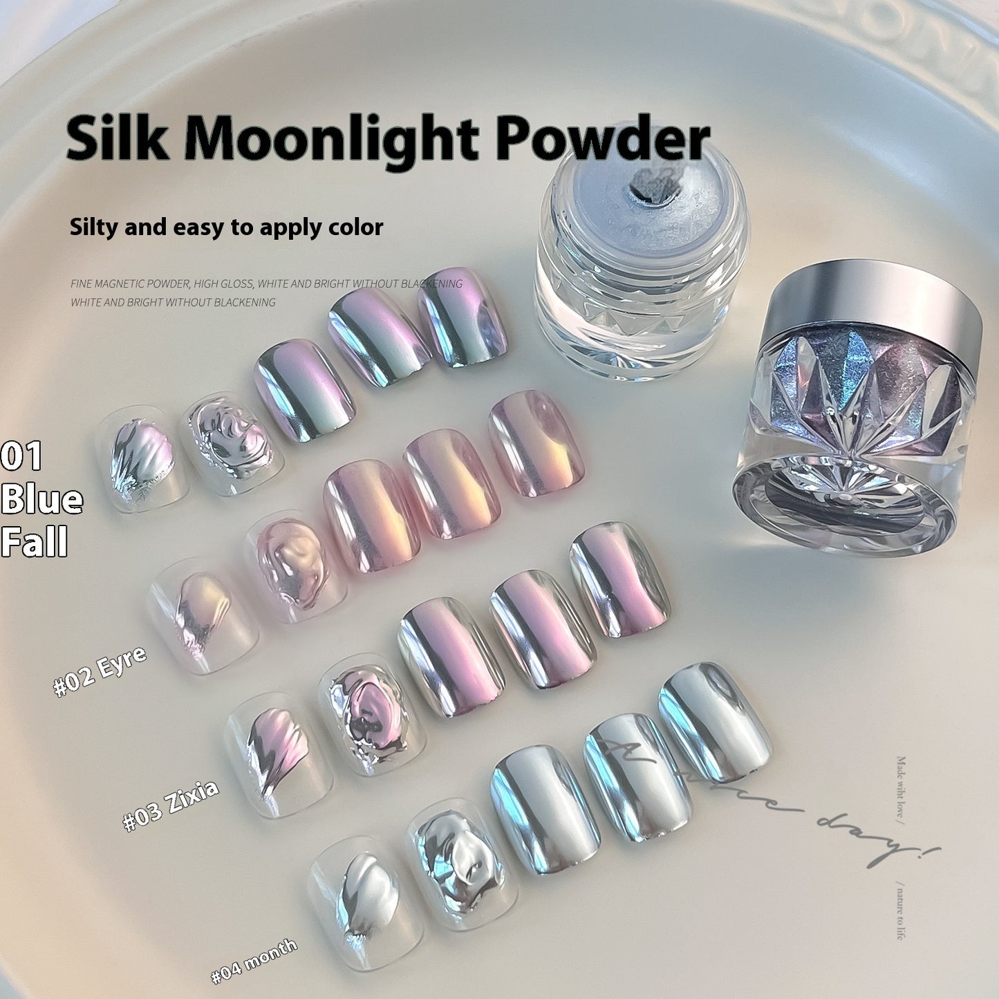 Nail Silk Moonlight Magic Mirror Powder Decoration