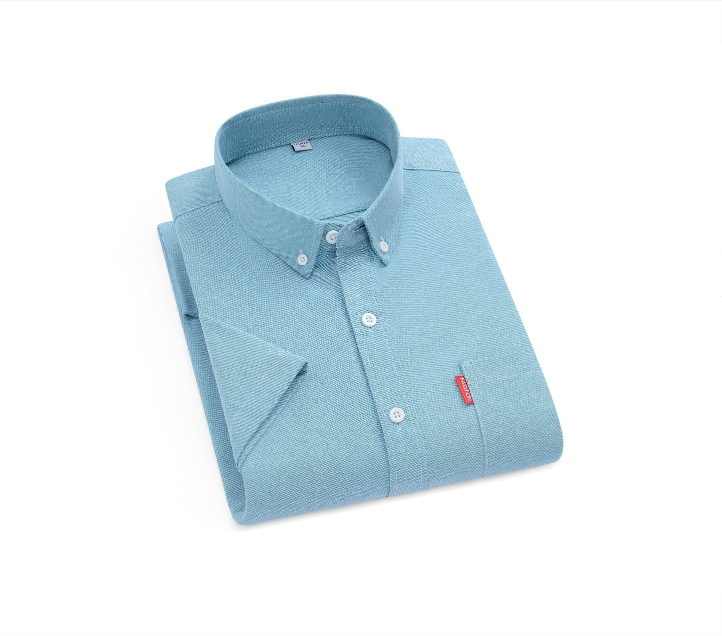Commuter-style Mens Oxford-cloth Casual Long-sleeve Shirt