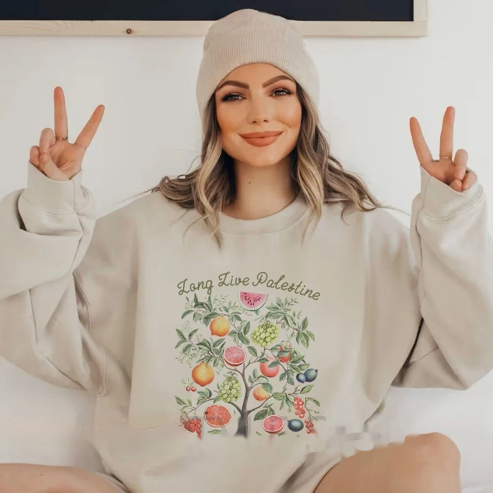 Frugt Palæstina T-shirt Vandmelon Frugt Loft