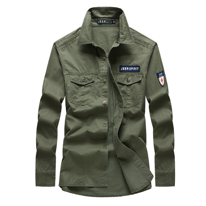 Men's Workwear Casual Long Sleeve Shirt
