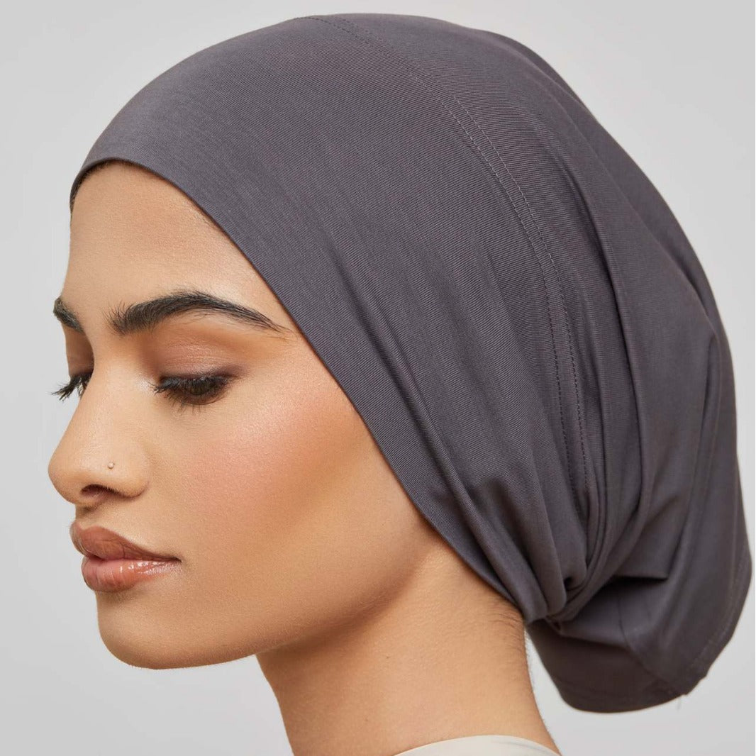 Modal Mercerized Cotton Multicolor Bottoming Hood Jersey Stretch Pile Cap
