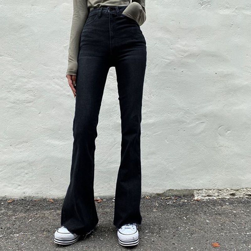 High Waist Thin Legs Long Legs  All Match Mopping Pants