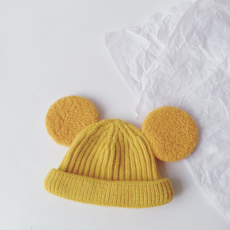 Cartoon Big Ears Children Woolen Cap