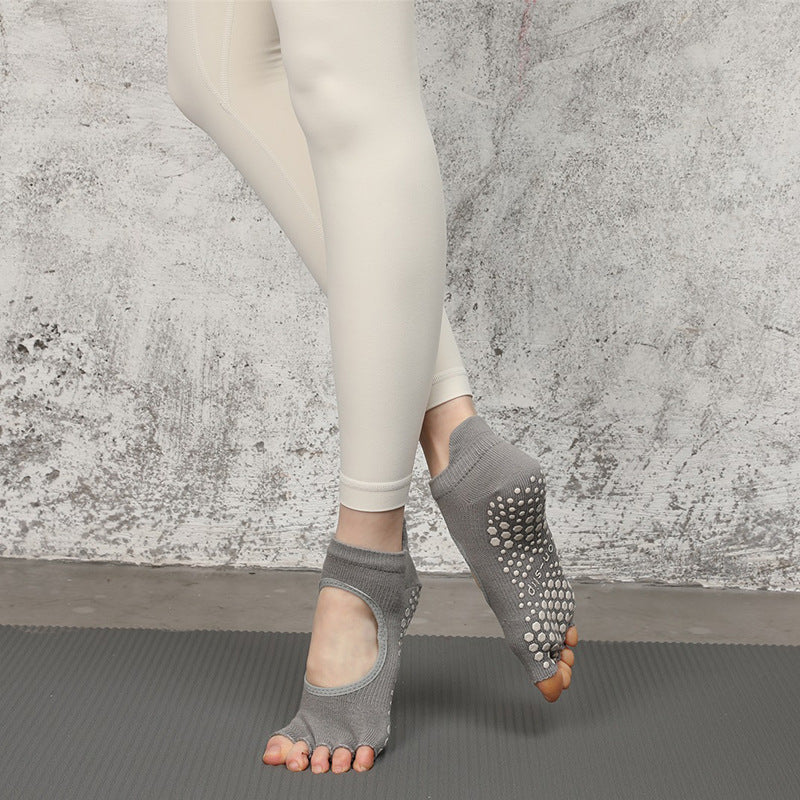 New Sports Yoga Split Finger Non-slip Five-finger Socks