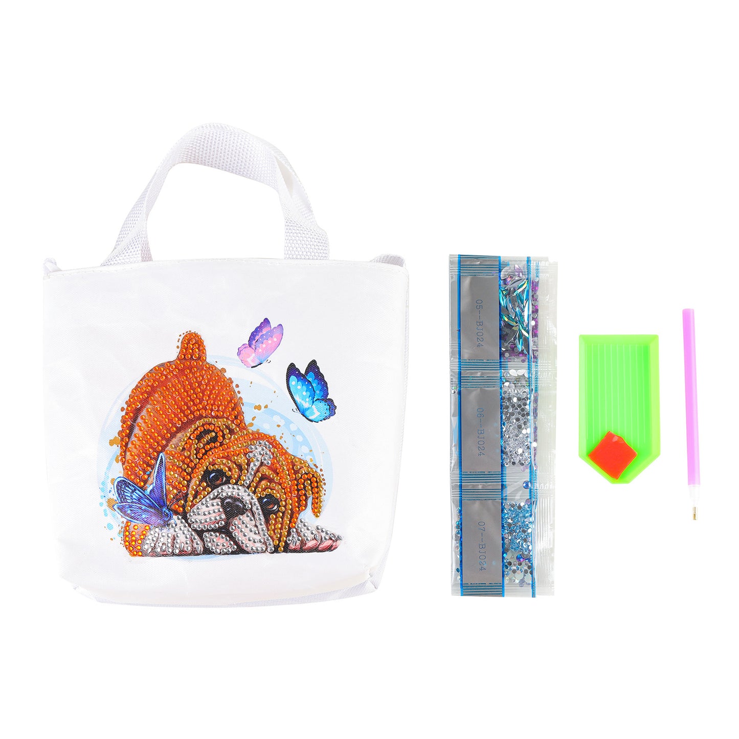 DIY Diamond Painting Kids Portable DIY Crystal Satchel Bag