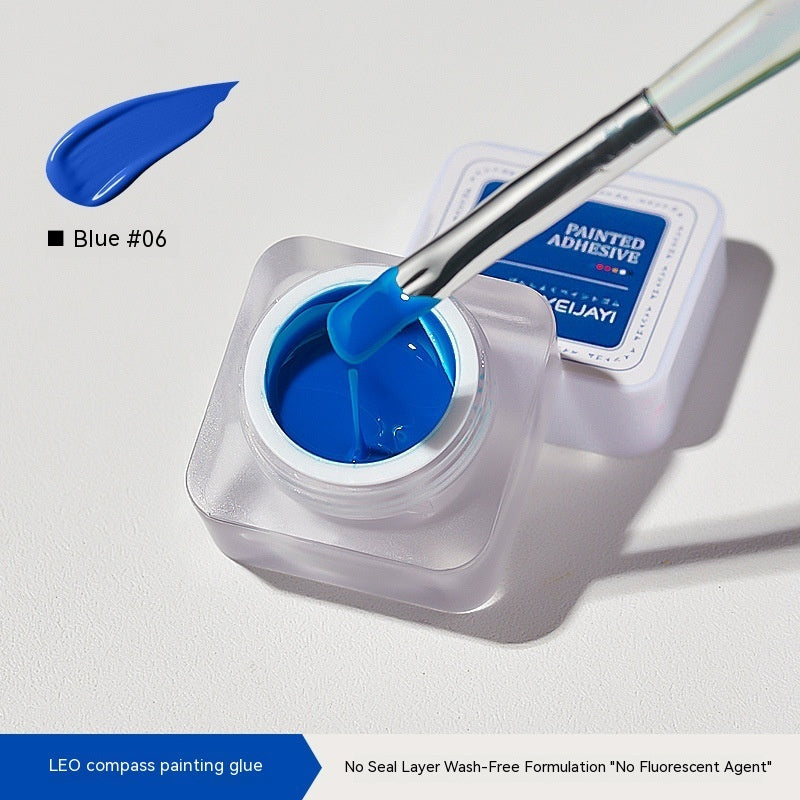 UV Polish Three Primary Colors Painted