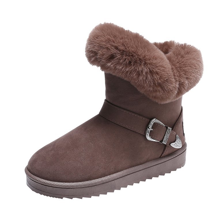 Fleece Thickened Comfortable Short Tube Women's Snow Boots