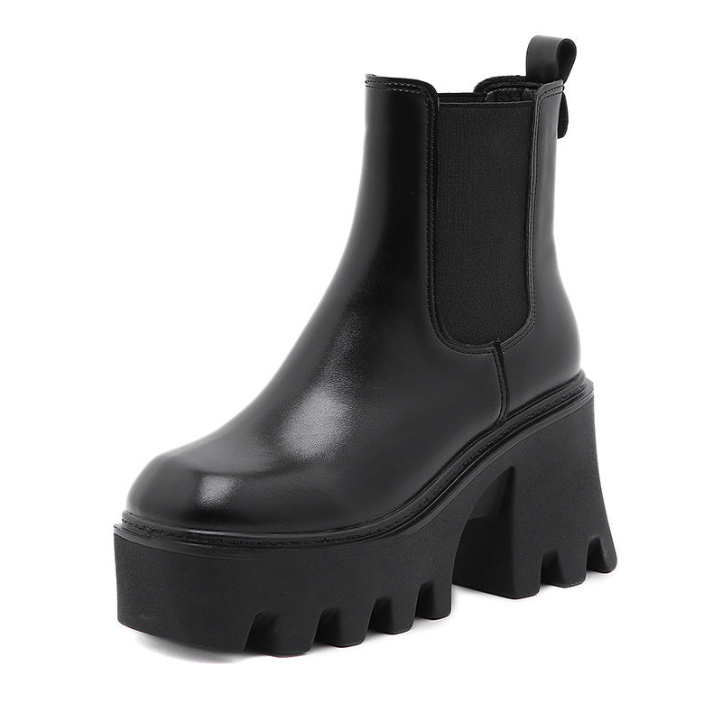 Super High Heel Platform Muffin Ladies Martin Boots