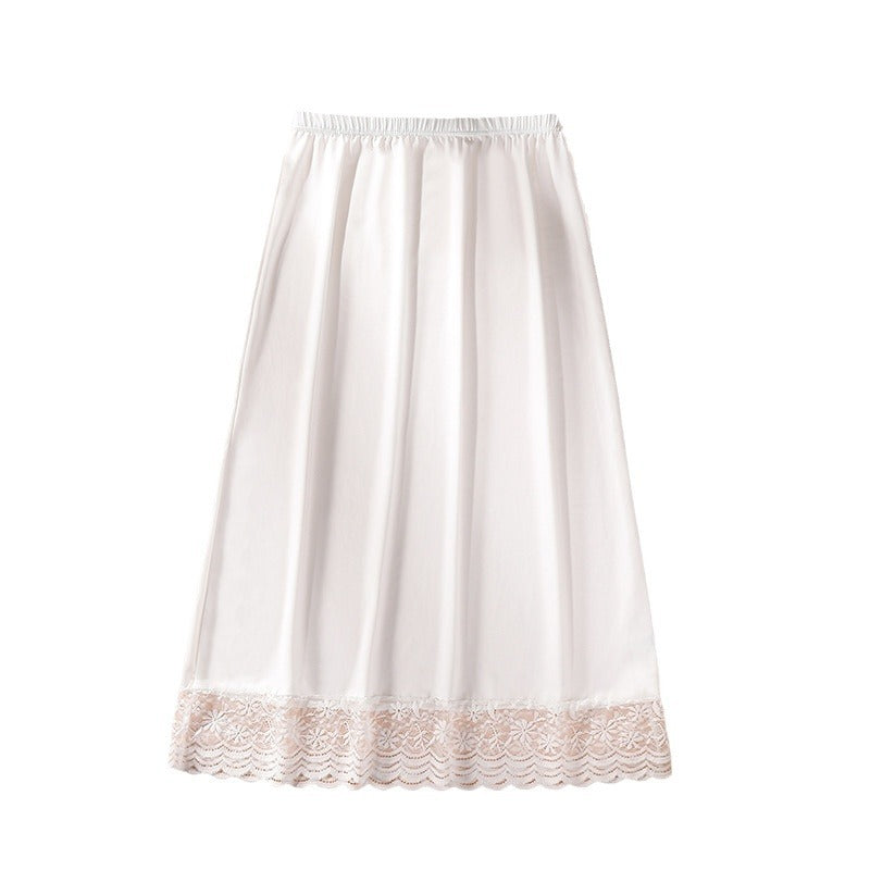 Anti-exposure Lining Half-length Slip Dress Long Anti-penetration Hanfu Inner Wear