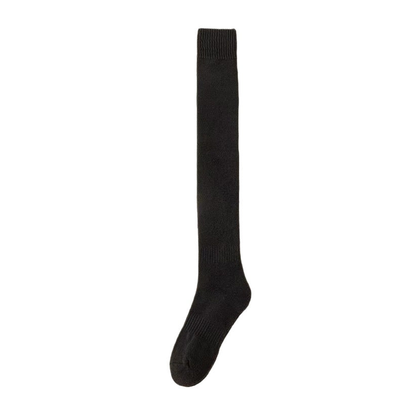 Womens Fleece-Lined Thickened Insulated Terry-Loop Tights