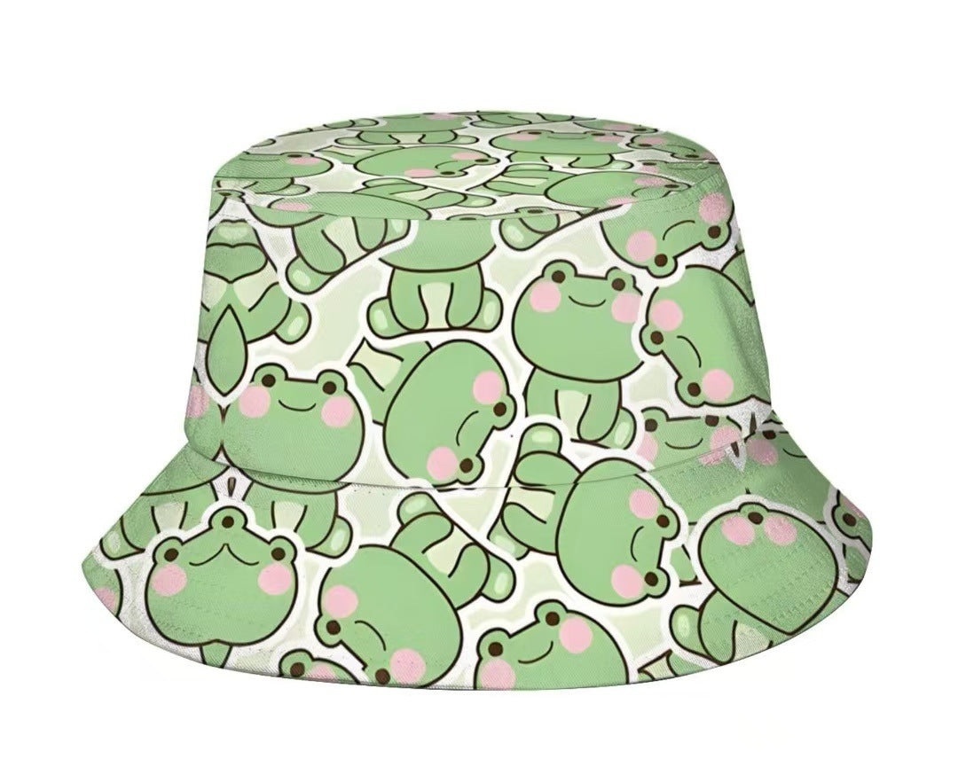Creative Pattern Series Double-sided Wear Sunshade Breathable Bucket Hat