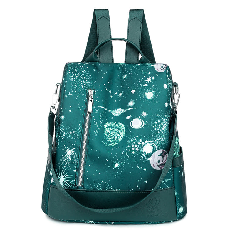 Oxford Cloth Water Repellent Compartment School Bag