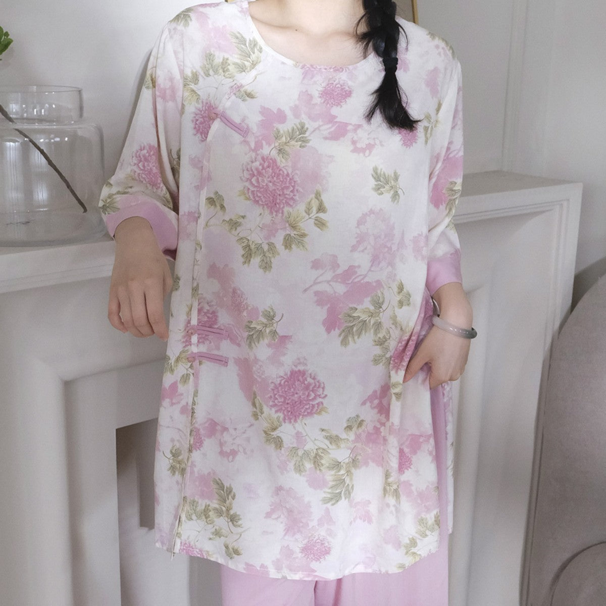Can Be Worn Outside New National Style Poppin Pajamas Suit
