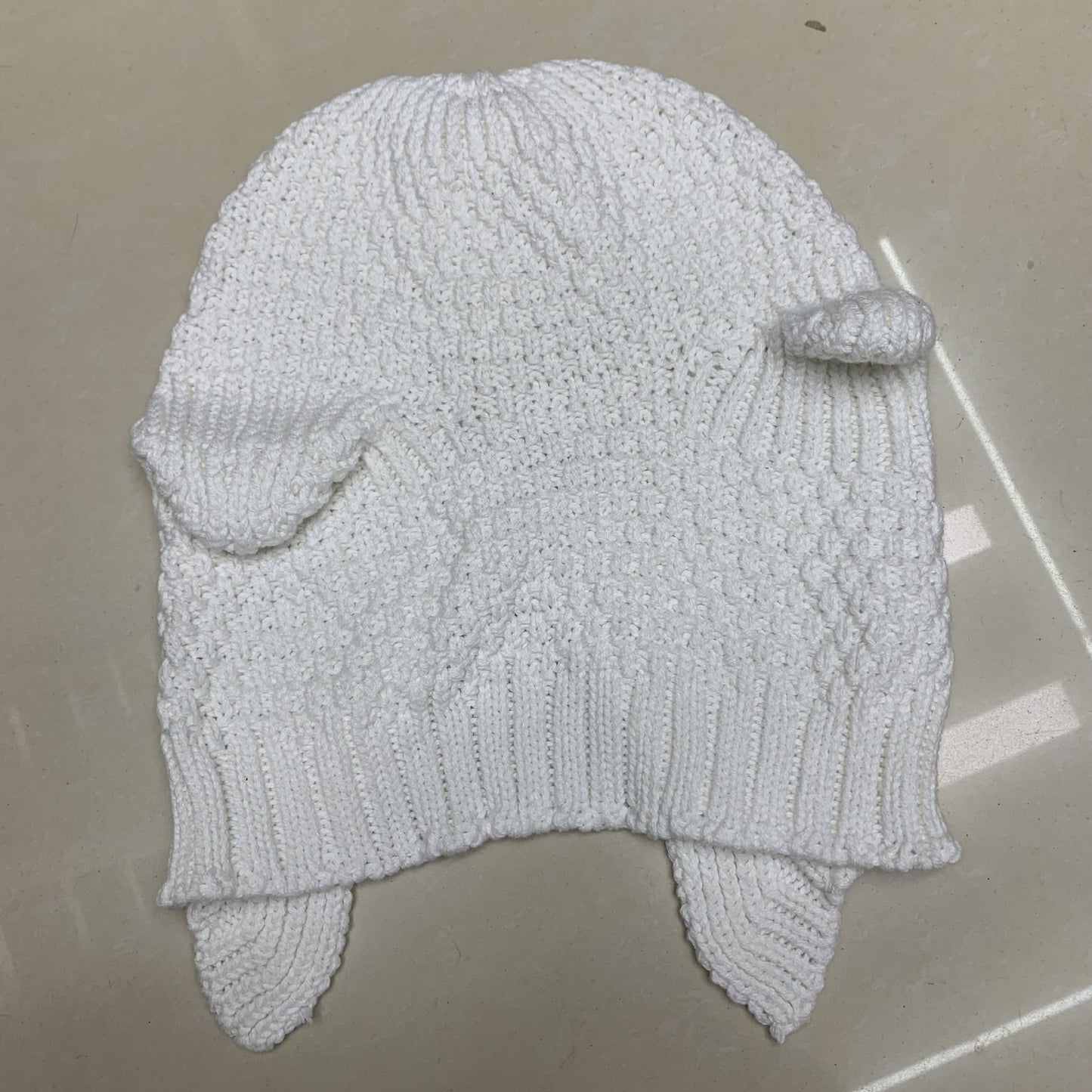 Cute Age-defying Knitted Hat With Horns