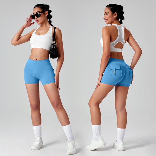 Naked Women Feeling High Elastic Running Quick-drying Pants