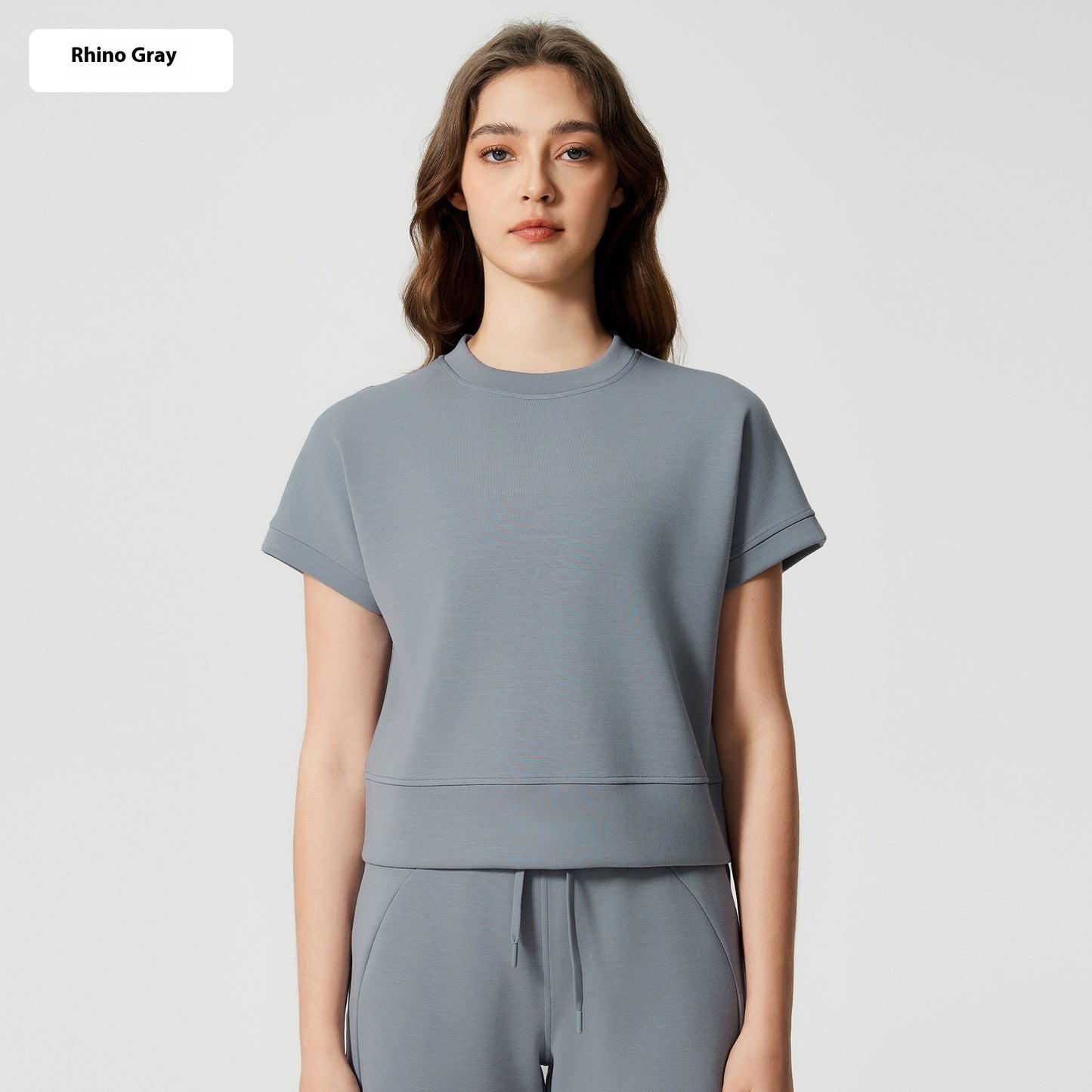 Fritidssport Cloud Sense Air Layer Kort Løs Tynd Yoga T-shirt