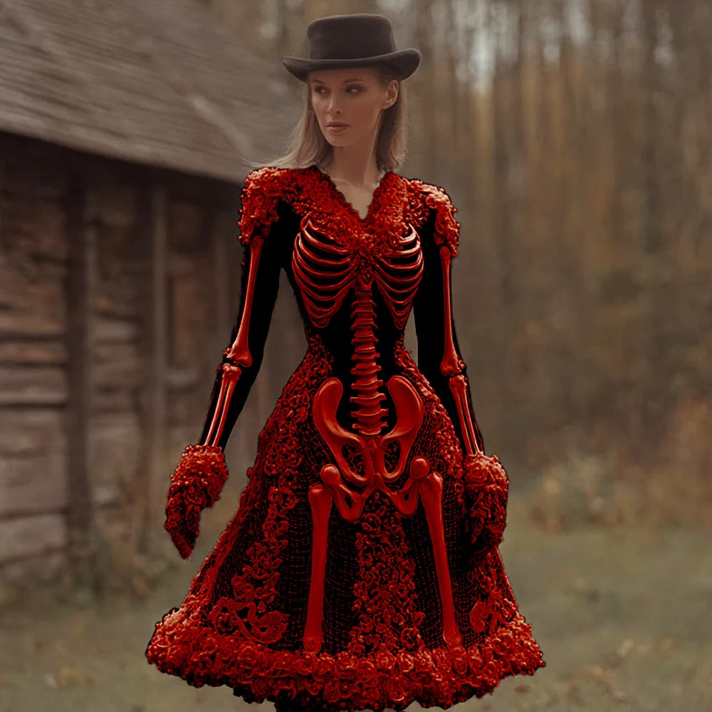 Womens Retro Royal-Style French Dress