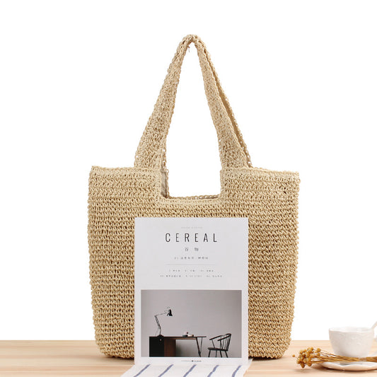 Fashion One Shoulder Straw Woven Bag