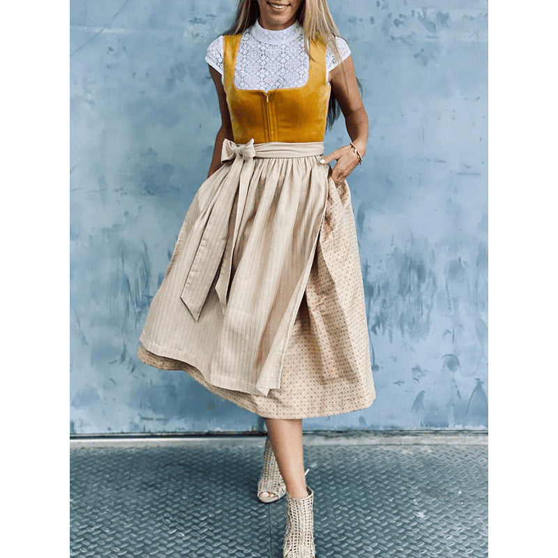 Fashion Personality Women's Retro Beer Skirt