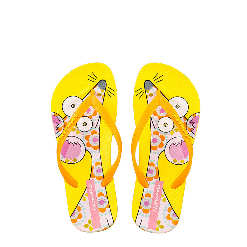 Children's Slippers, Non-slip Flip Flops, Sandals And Slippers, Soft-soled Beach Shoes