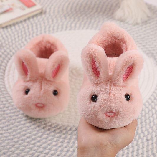Autumn And Winter Children Cotton Slippers Cute Girls