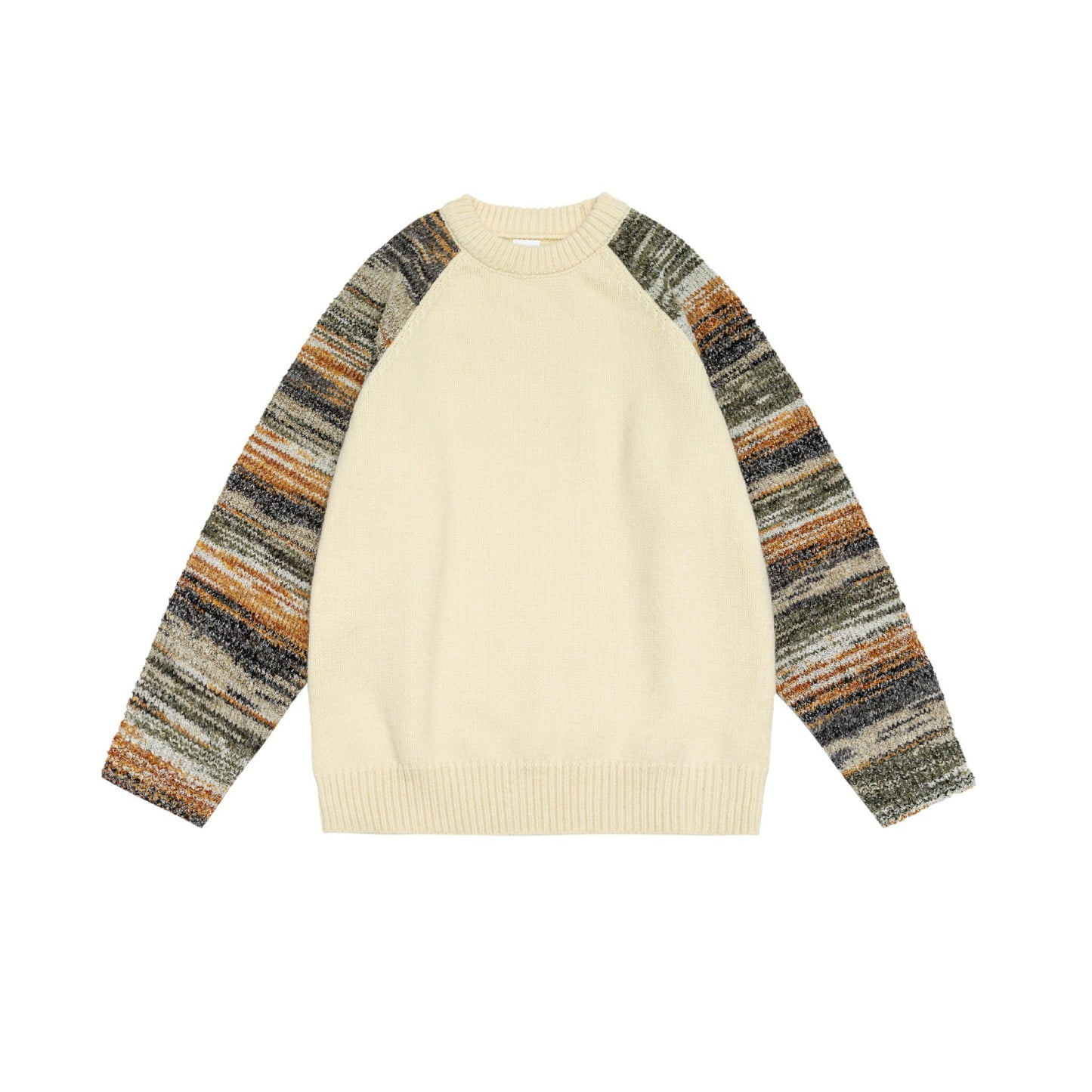 Lazy Round Neck Loose Knitted Top For Couples