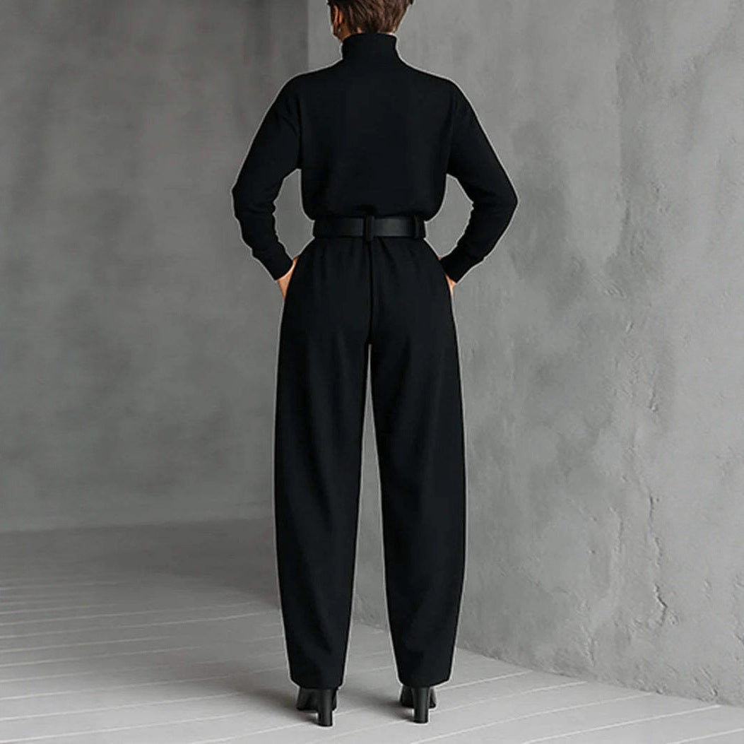 Minimalist Style Mercerized Pure Cotton Long Sleeve Back Middle Seam Bottoming Shirt Inner Suit