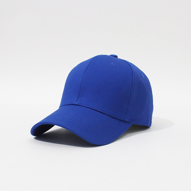 New Hard Top Solid Color Simple Fashion Household Baseball Hat