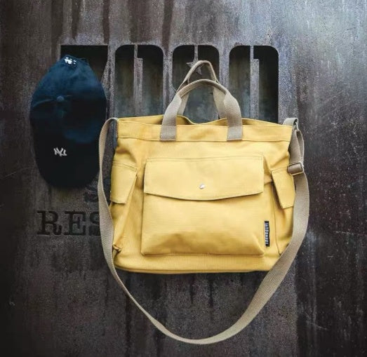 Men's Messenger Shoulder Bag Canvas Handbag